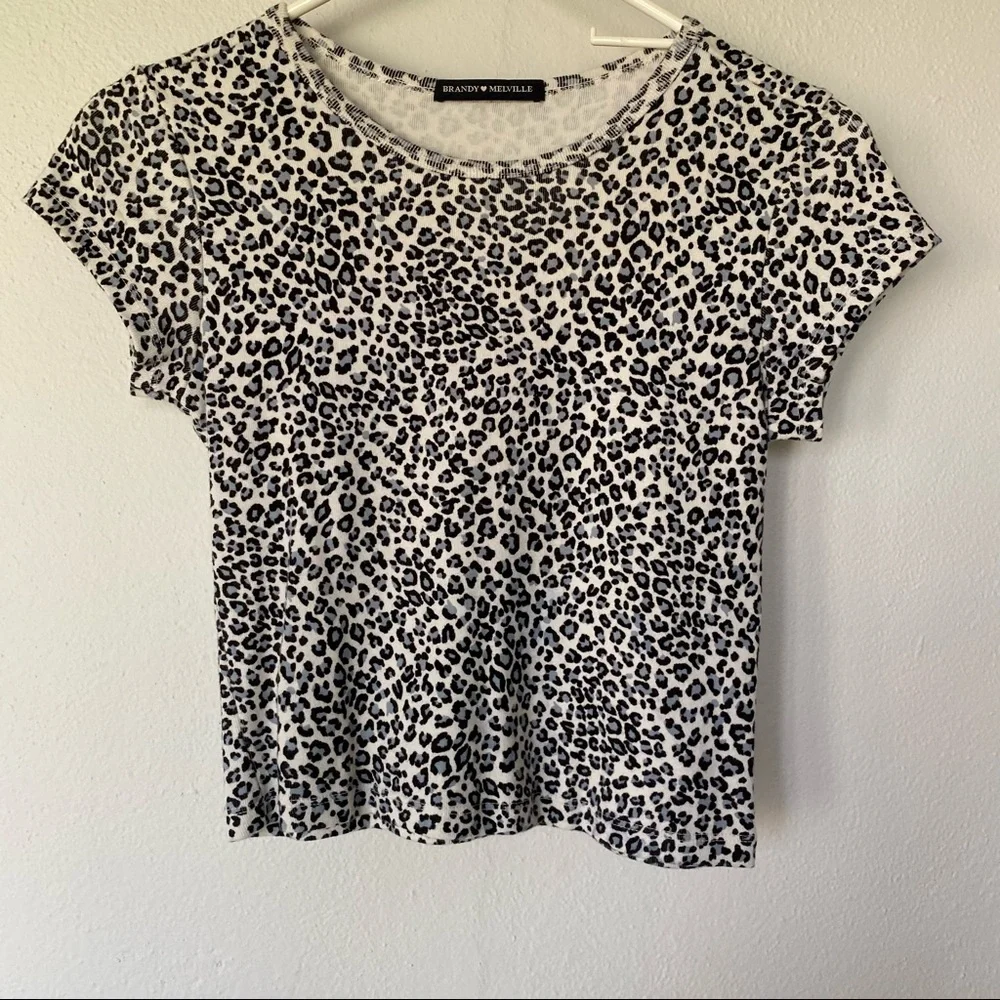 Leopard print crop top - Picture 1 of 3